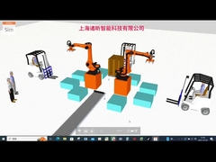 Industriële robot industrie ongeveer 665 kg voetafdruk 850 mm x 950 mm voor technische toepassingen