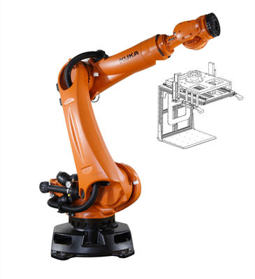 KR 210 R2700 Prime Kuka Robot Arm Intelligente vloer bevestigingspositie