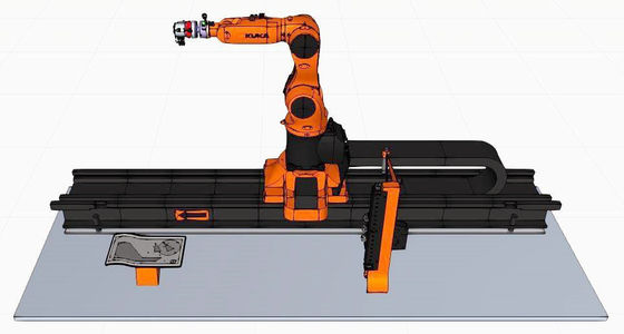 FEM-optimalisatie en spiegelstructuur Robot lineair voor toepassingen met een nauwkeurig traject