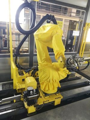 Beschermingspak voor robot met temperatuurregeling voor gevaarlijke omgevingen