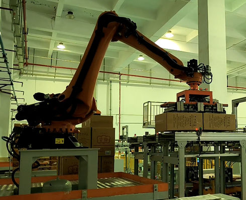 Automatische palletiseringswerkplaats Online ondersteuning na en automatische voordelen